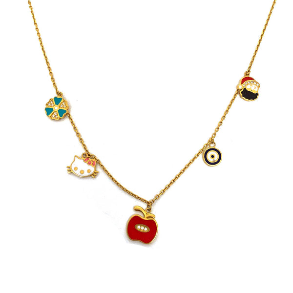 Necklace sales gold 21k