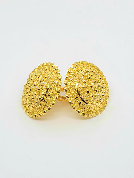 Earrings tops design in on sale gold