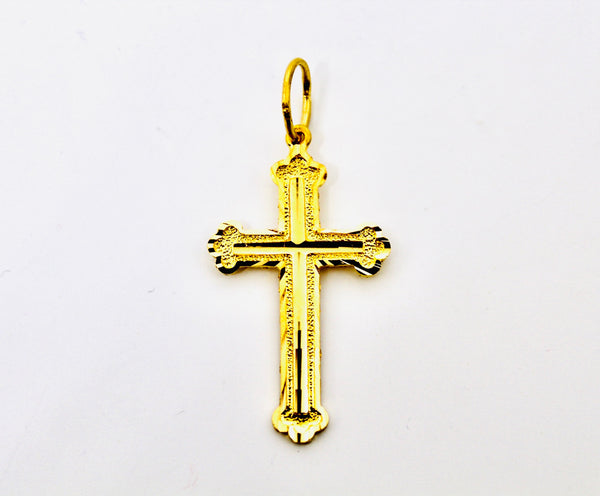 22k Gold Cross Pendant – Dubai Jewellers