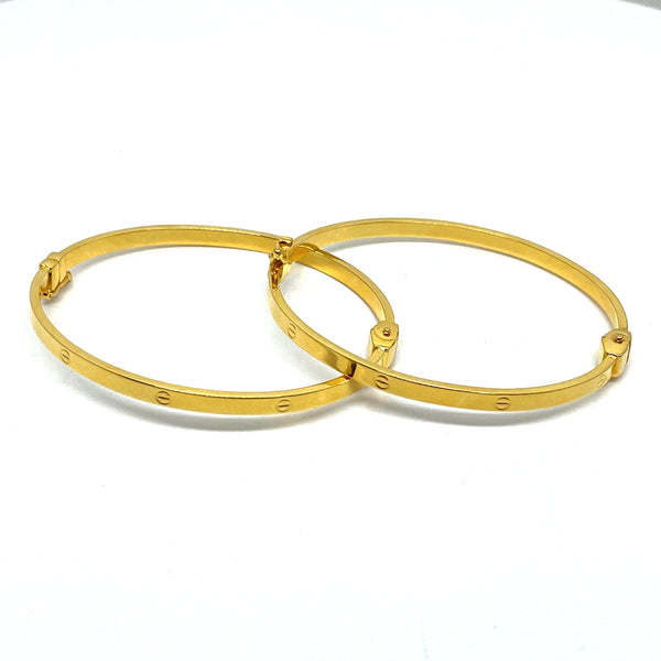 21k Baby Bangle Pair