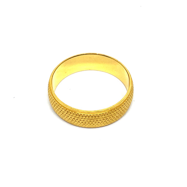 Plain gold ring hot sale for male