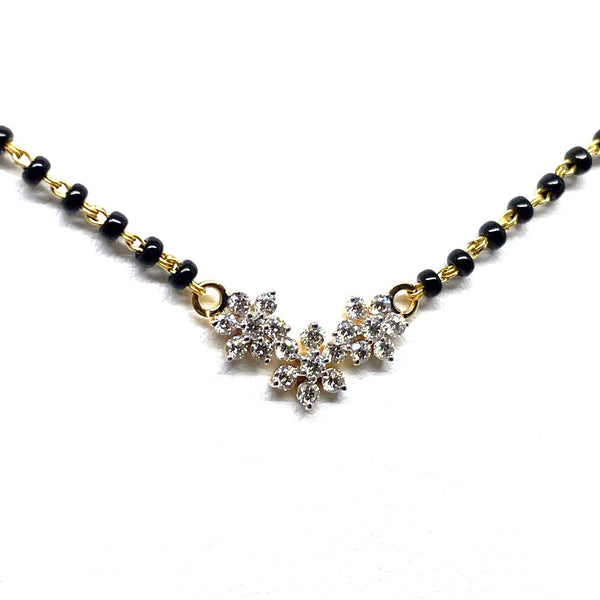 Mangalsutra on sale gold diamond