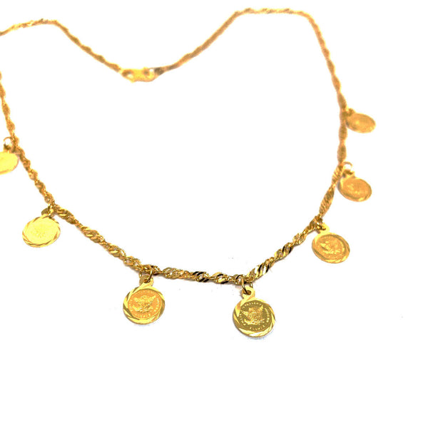 Price of sales necklace gold