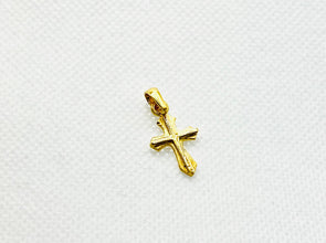 22K Gold Cross Pendant