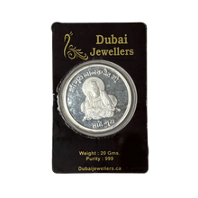 999 Silver Guru Nanak Coin 20 gm