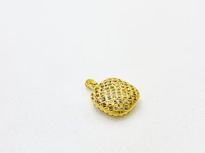 22K Gold Floral Pendant