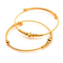 22k Gold Baby Bangle Pair