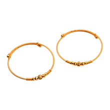 22k Gold Baby Bangle Pair