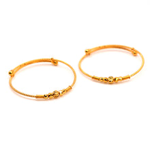 22k Gold Baby Bangle Pair
