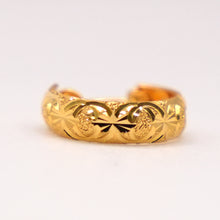 22K Gold Wali Hoops