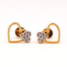 22K Gold Earrings Studs