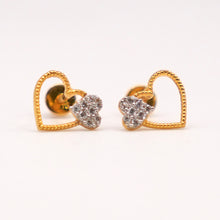 22K Gold Earrings Studs