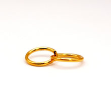 22k Gold Hoop Earrings