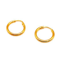 22k Gold Hoop Earrings