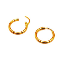 22k Gold Hoop Earrings