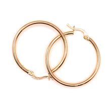 18K Gold Hoop Earrings