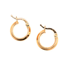 18K Gold Hoop Earrings
