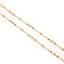 22K Single Piece Gold Anklet