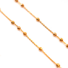 22K Single Piece Gold Anklet