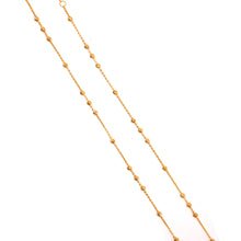 22K Single Piece Gold Anklet