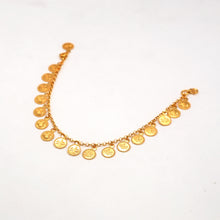 22K Gold Turkish Lira coin Bracelet