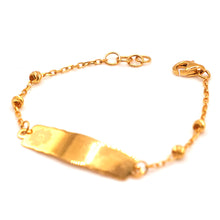 21K Gold Baby Bracelet