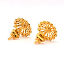 22K Gold Earrings Studs