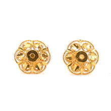 22K Gold Earrings Studs