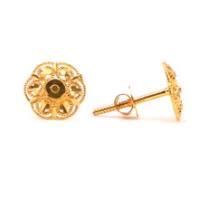22K Gold Earrings Studs