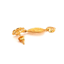 22K Gold Earrings Studs with Drop