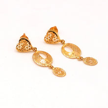 22K Gold Earrings Studs with 