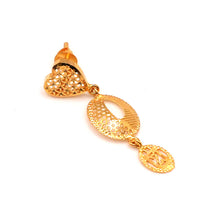 22K Gold Earrings Studs with 