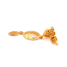 22K Gold Earrings Studs with 