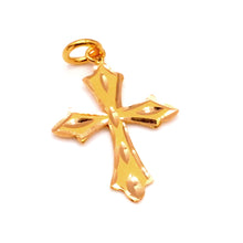 22K Gold Cross Pendant