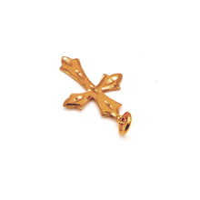 22K Gold Cross Pendant