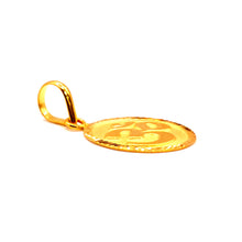 22K Gold Om Pendant