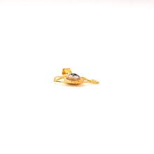 22K Gold Evil Eye Pendant