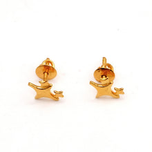 22K Gold Stars Studs
