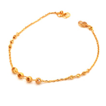 22K Gold Ball Bracelet