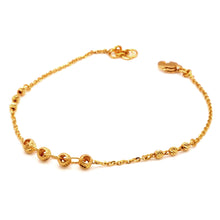 22K Gold Ball Bracelet