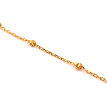 22K Gold Ball Bracelet