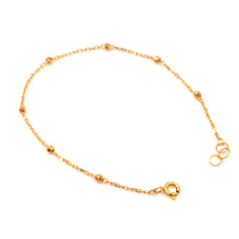22K Gold Ball Bracelet