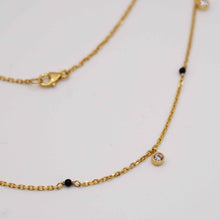 22K Beaded Gold Chain