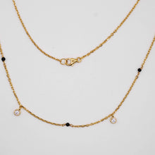 22K Beaded Gold Chain