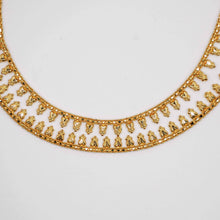 22K Gold Anklet Pair