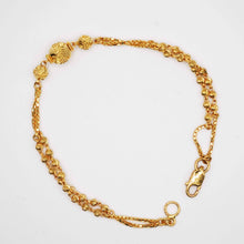 22K Gold Elegant Ball Threaded Design