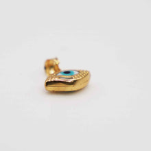 22k Evil Eye Gold Pendent
