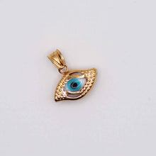 22k Evil Eye Gold Pendent
