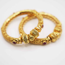 22K  Antique Gold Bangles