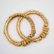 22K  Antique Gold Bangles